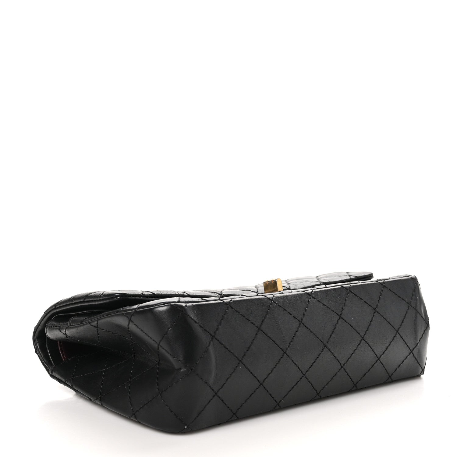 Chanel Aged Calfskin Quilted 2.55 Reissue 225 Flap Black 4 of 10