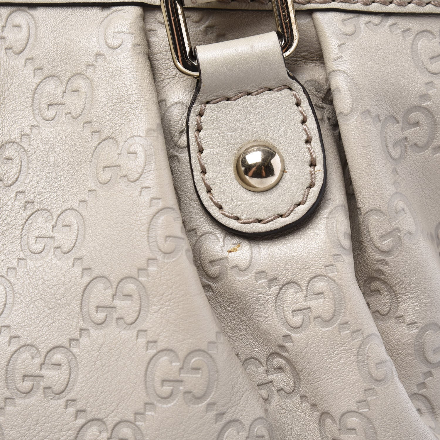 Gucci Guccissima Medium Sukey Top Handle Tote Off White 14 of 14