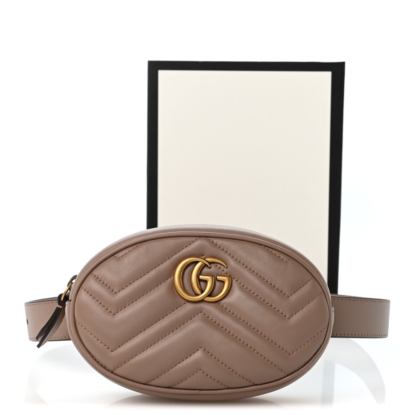 Calfskin Matelasse GG Marmont Belt Bag  85 34 Porcelain Rose