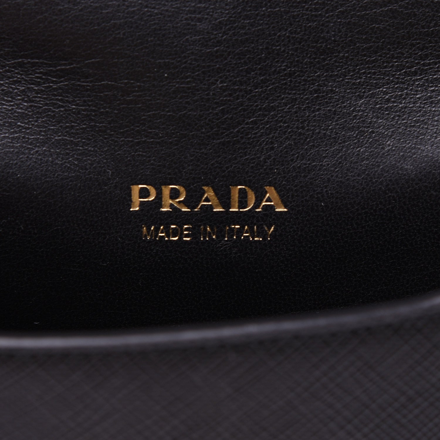 Prada Saffiano Astrology Mini Cahier Bag Black 8 of 10