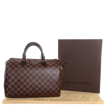 Louis Vuitton Damier Ebene Speedy 30 5 of 8