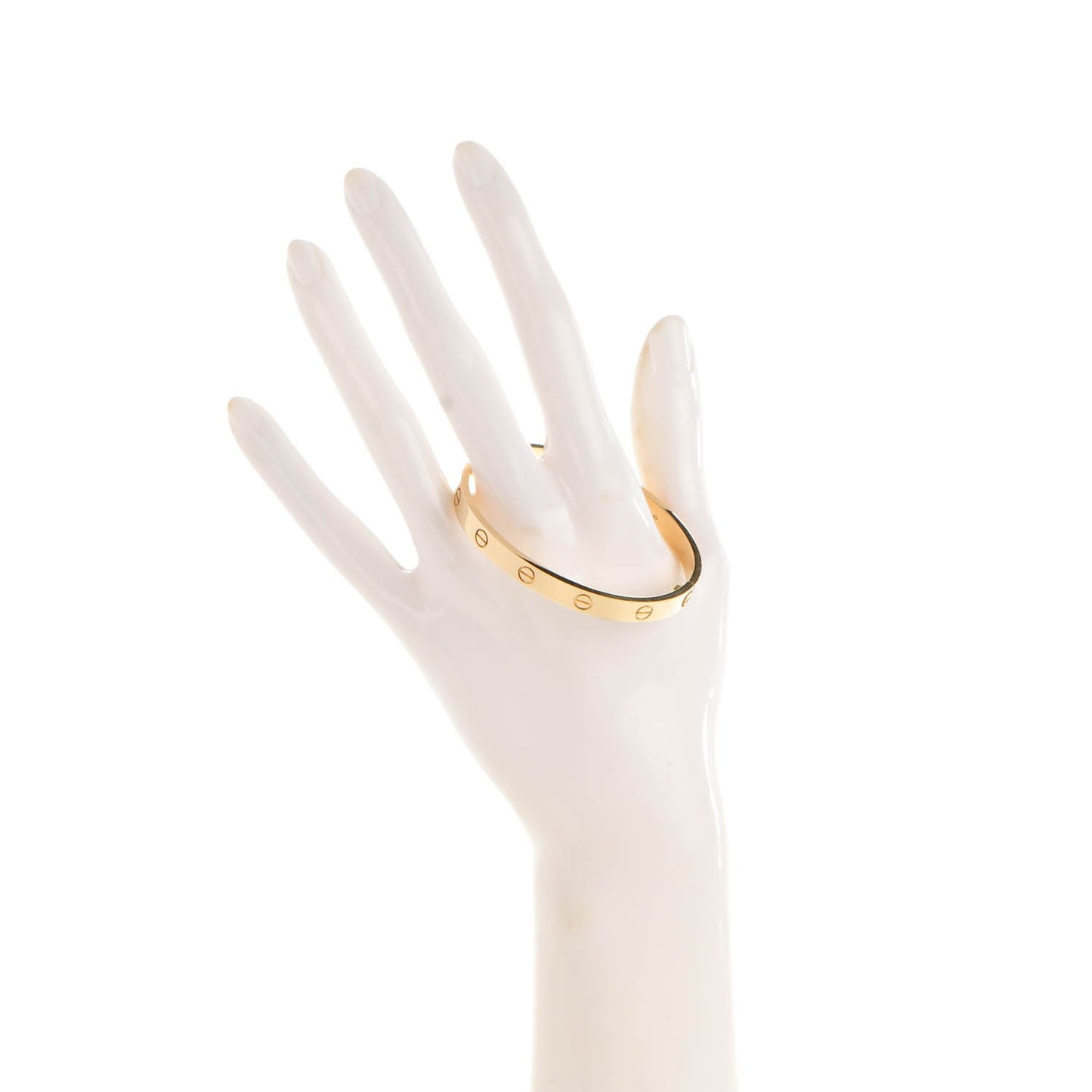 18K Yellow Gold LOVE Bracelet 17