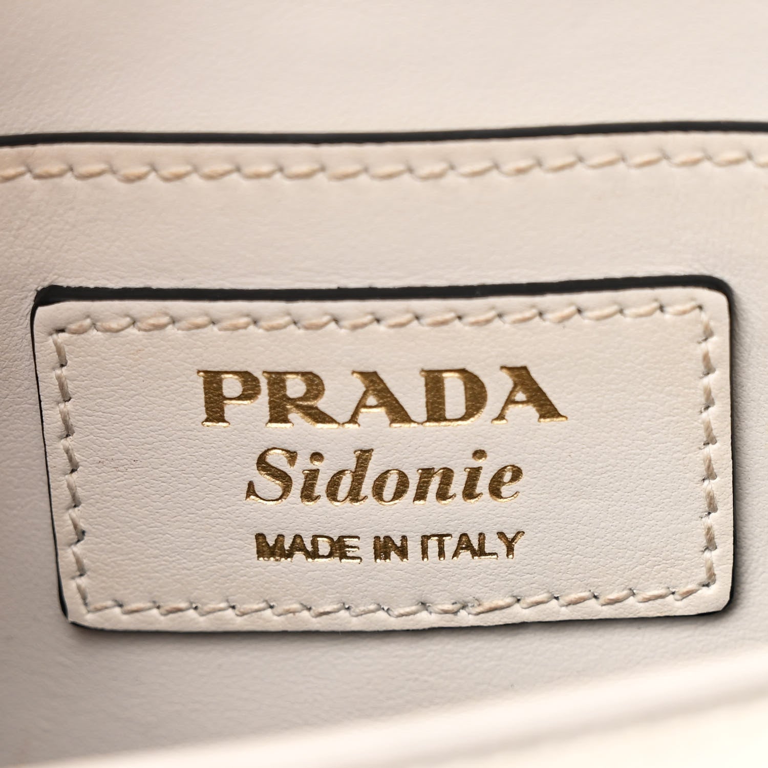 Prada Saffiano Lux Sidonie Small Chain Crossbody Bag White 6 of 10
