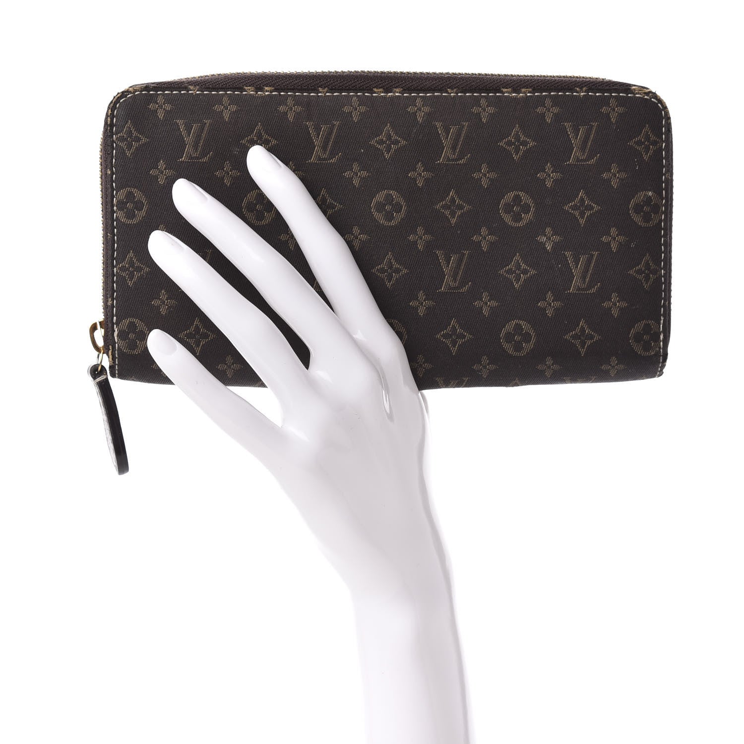 Louis Vuitton Monogram Idylle Zippy Wallet Fusain 2 of 10