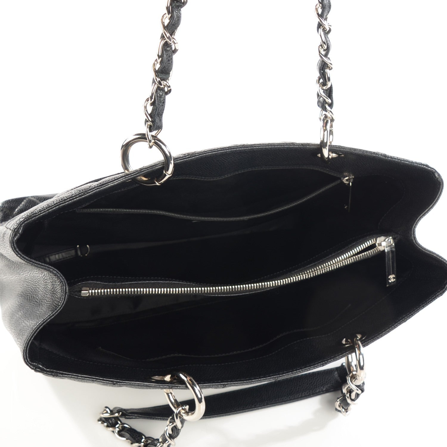 Chanel Caviar Quilted Grand Shopping Tote GST Black 5 of 7