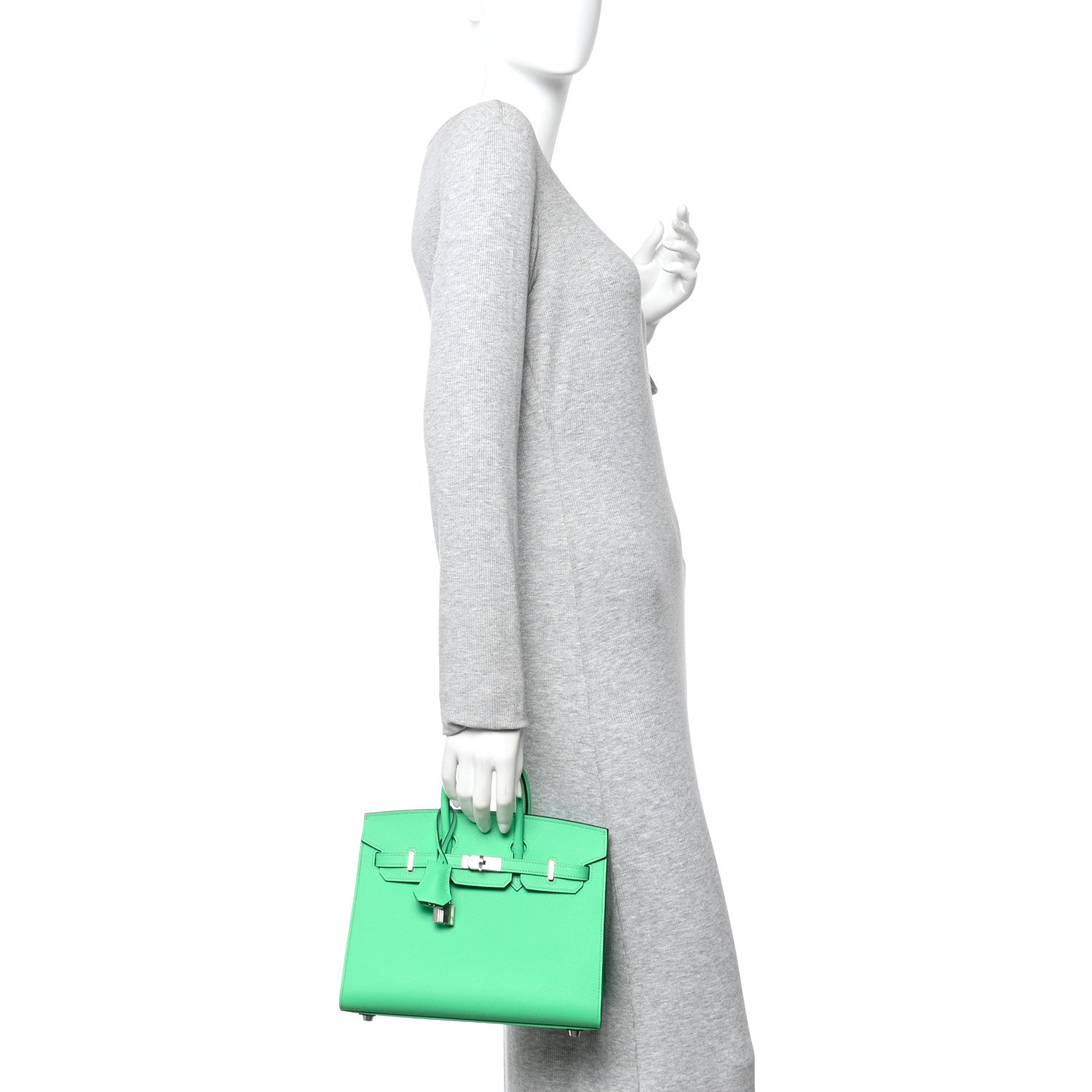 Hermes Epsom Birkin Sellier 25 Vert Comics 2 of 11
