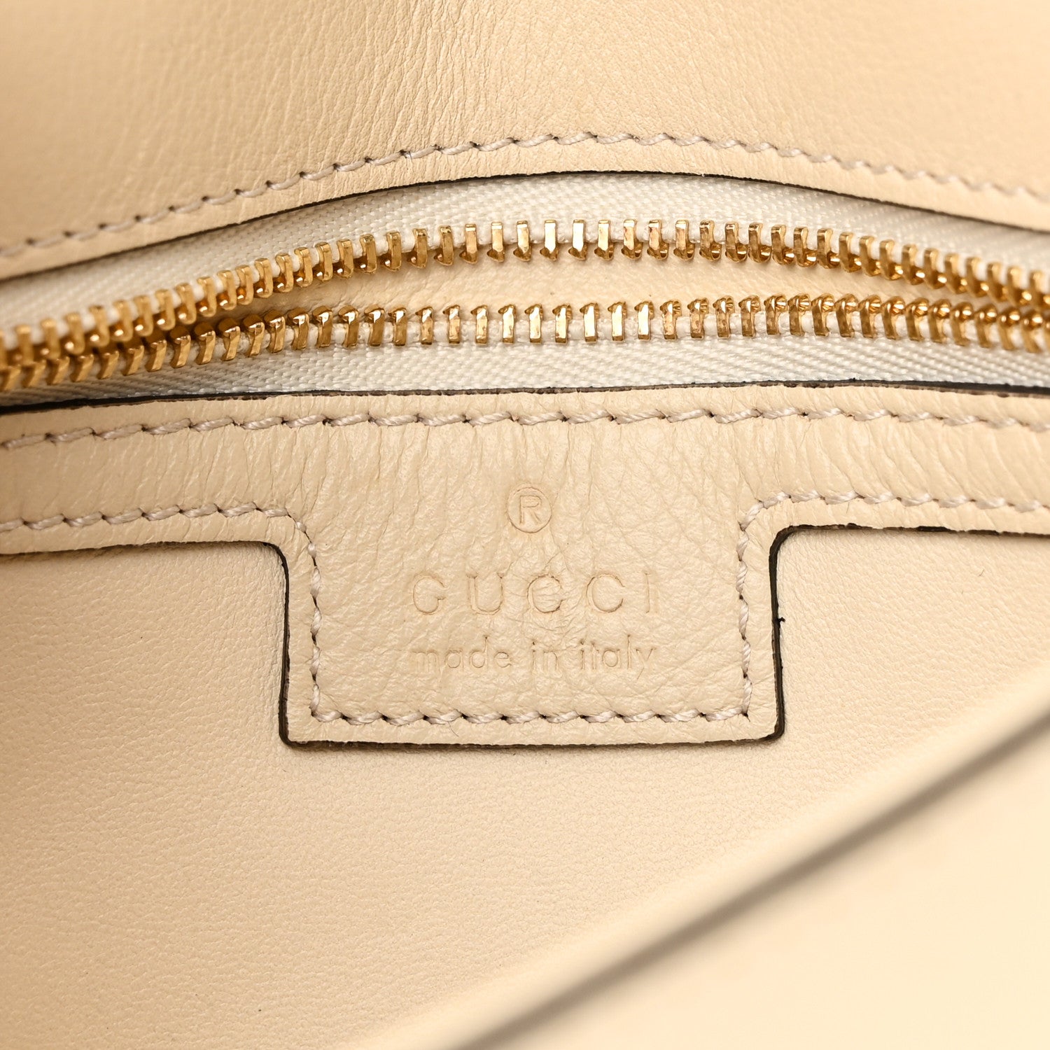 Gucci Roxy Calfskin Blondie Chain Shoulder Flap Bag Mystic White 6 of 13
