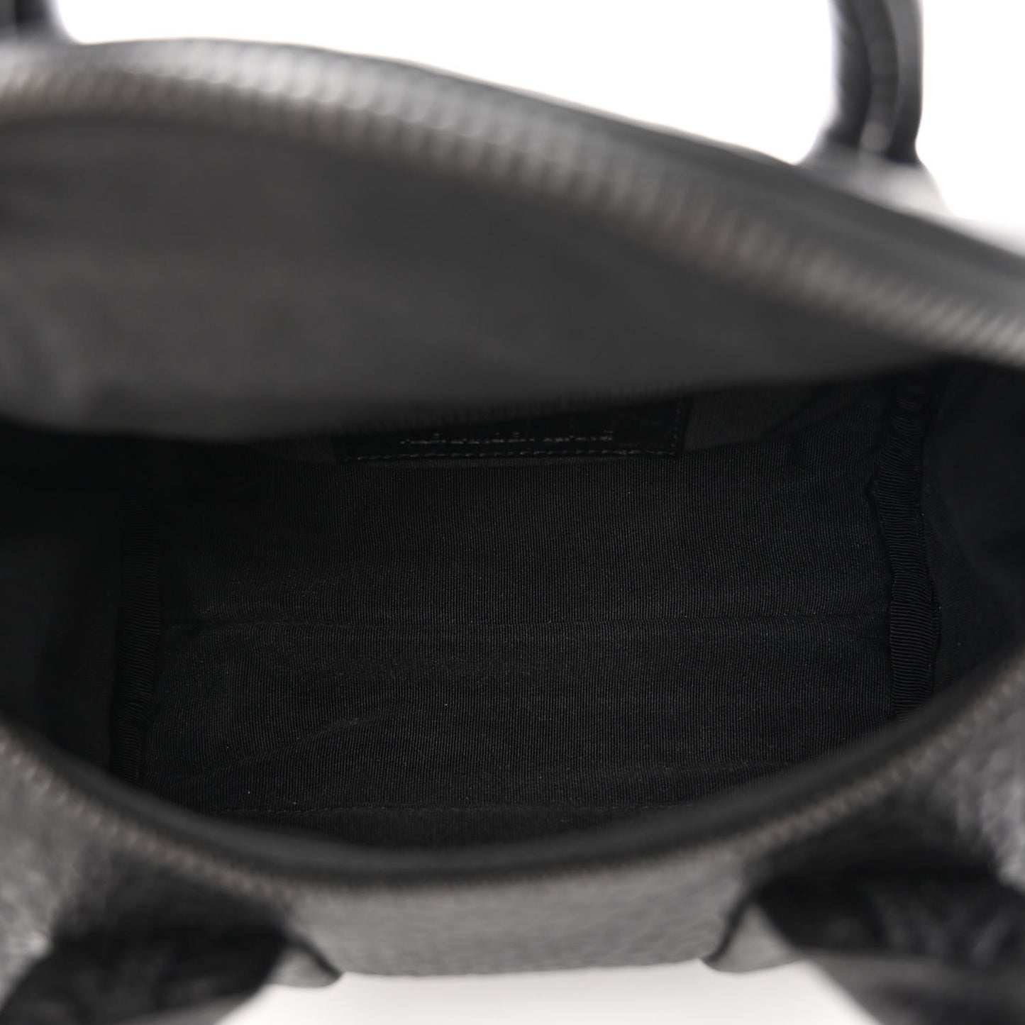 Pebbled Lambskin Mini Rockie Black Matte Black Hardware