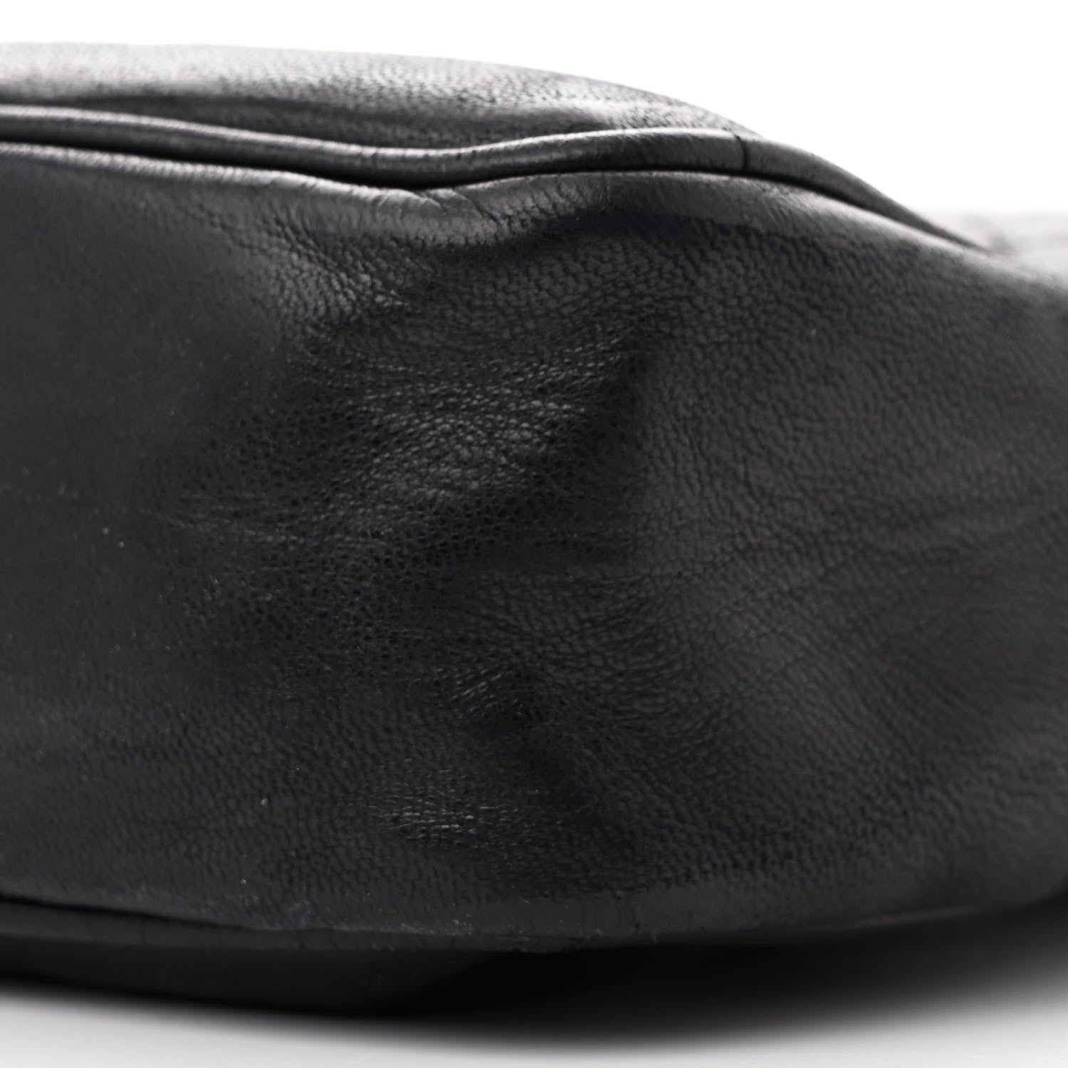 Chanel Lambskin Quilted Shopping Tote Black 10 of 10