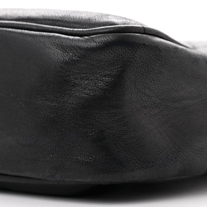 Chanel Lambskin Quilted Shopping Tote Black 10 of 10