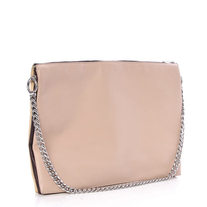Celine Lambskin Soft Trio Zipped Bag Vanilla 3 of 11