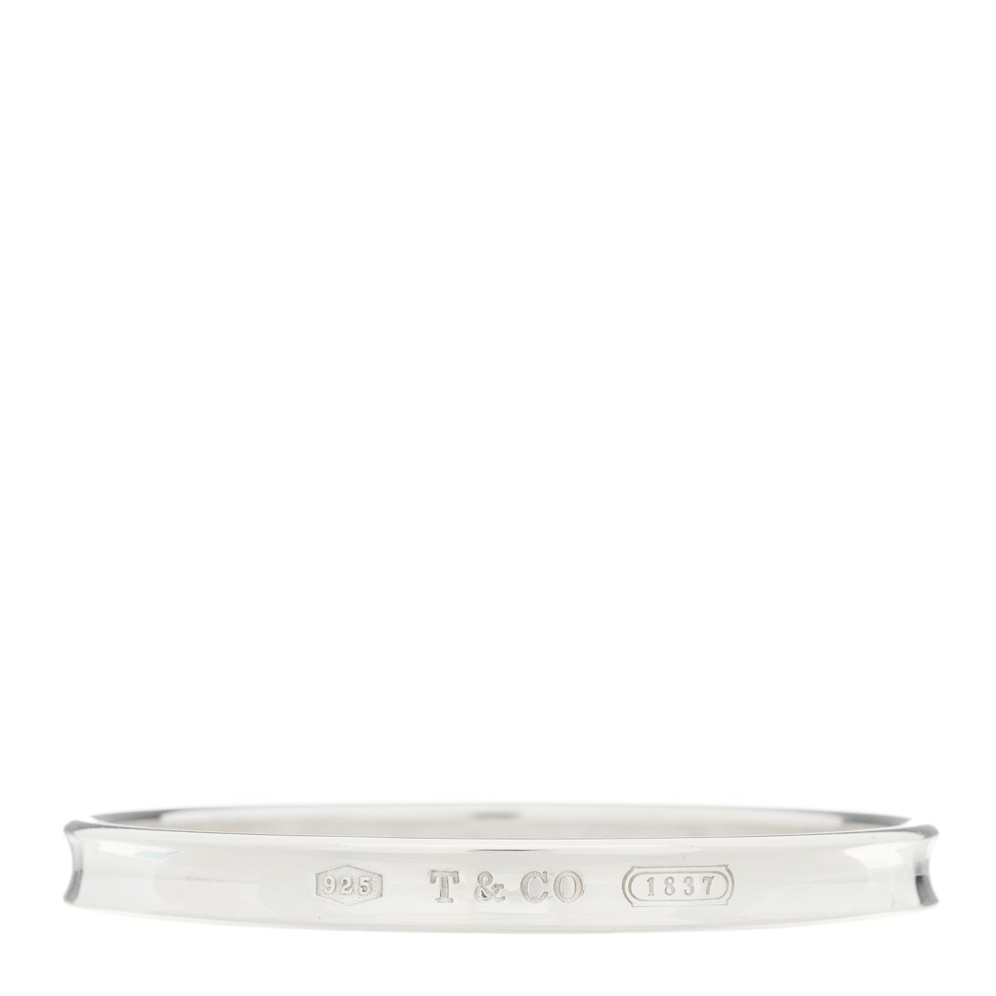 Sterling Silver Narrow 1837 Bangle Bracelet