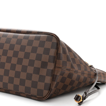 Louis Vuitton Damier Ebene Neo Neverfull MM Rose Ballerine 11 of 14