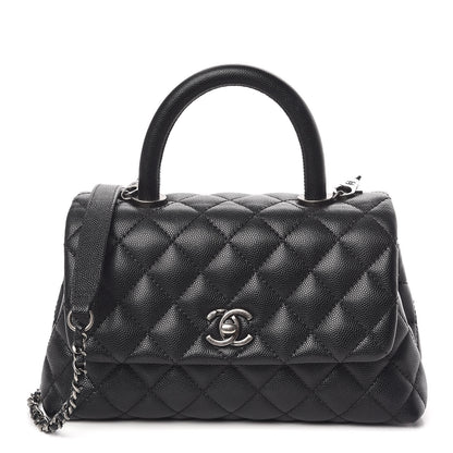 Chanel Caviar Quilted Mini Coco Handle Flap Black 1 of 18