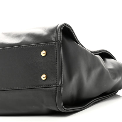 Chanel Calfskin Small Deauville Tote Black 11 of 13