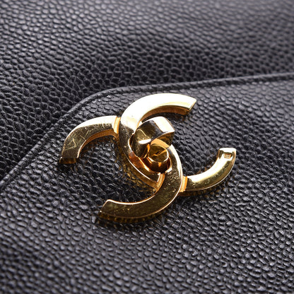 Chanel Caviar Flap Shoulder Bag Black 13 of 17