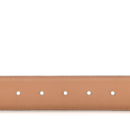 Gucci Calfskin Interlocking G 37mm Belt 80 32 Camelia 5 of 8