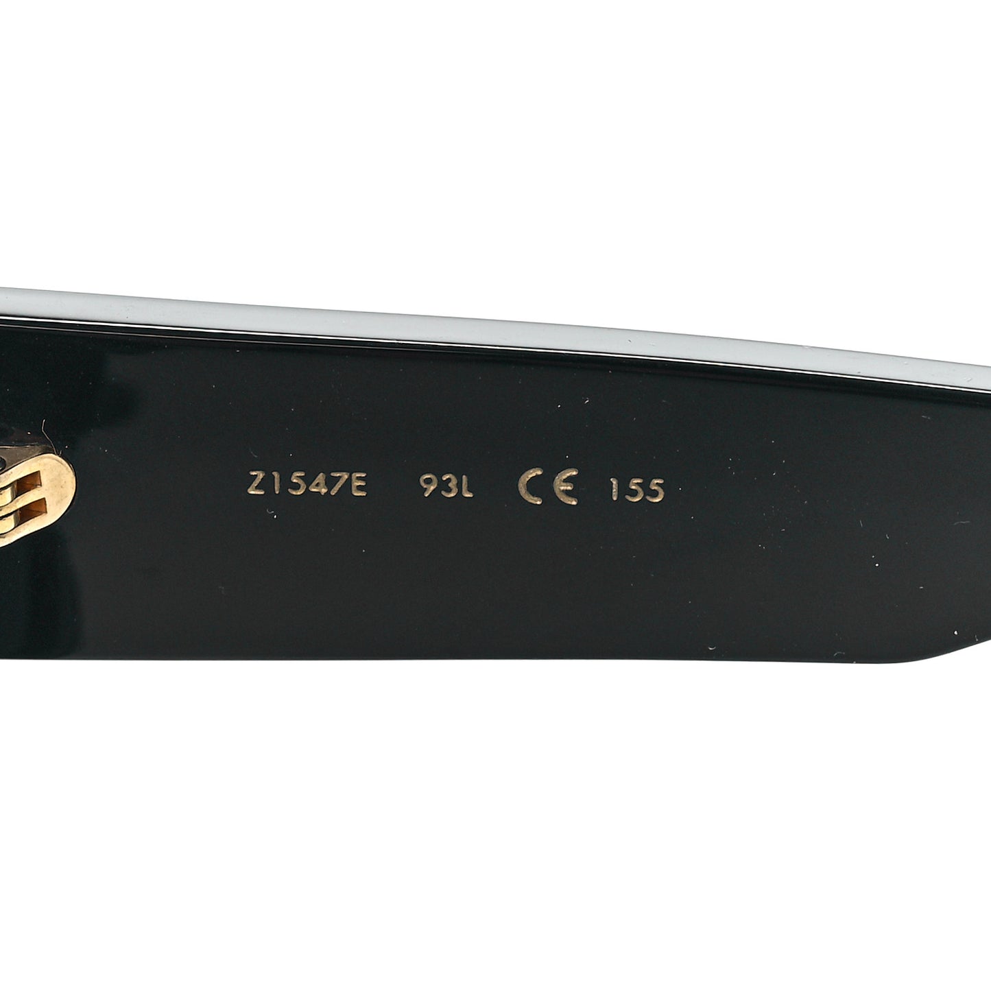 Acetate Swarovski Crystal Cyclone Sunglasses Z1547E Black