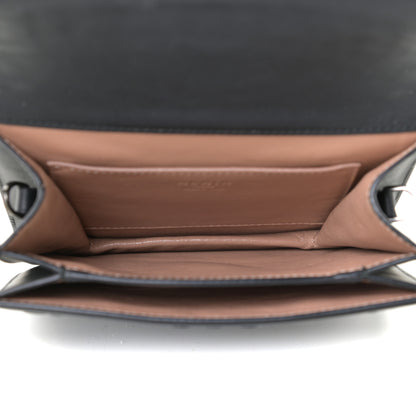 Alaia Calfskin Grommet Studded Azzedine Messenger Flap Black 6 of 10