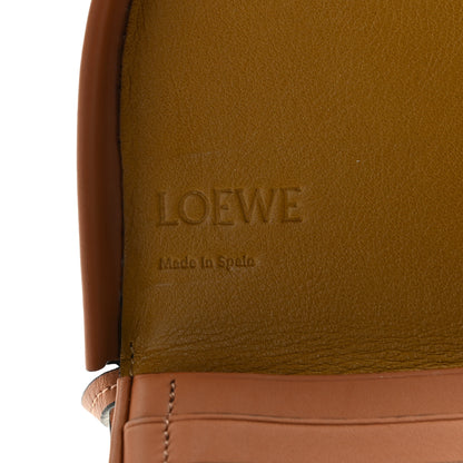 Loewe Buffed Calfskin Logo Embossed Small Heel Pouch Tan 6 of 15