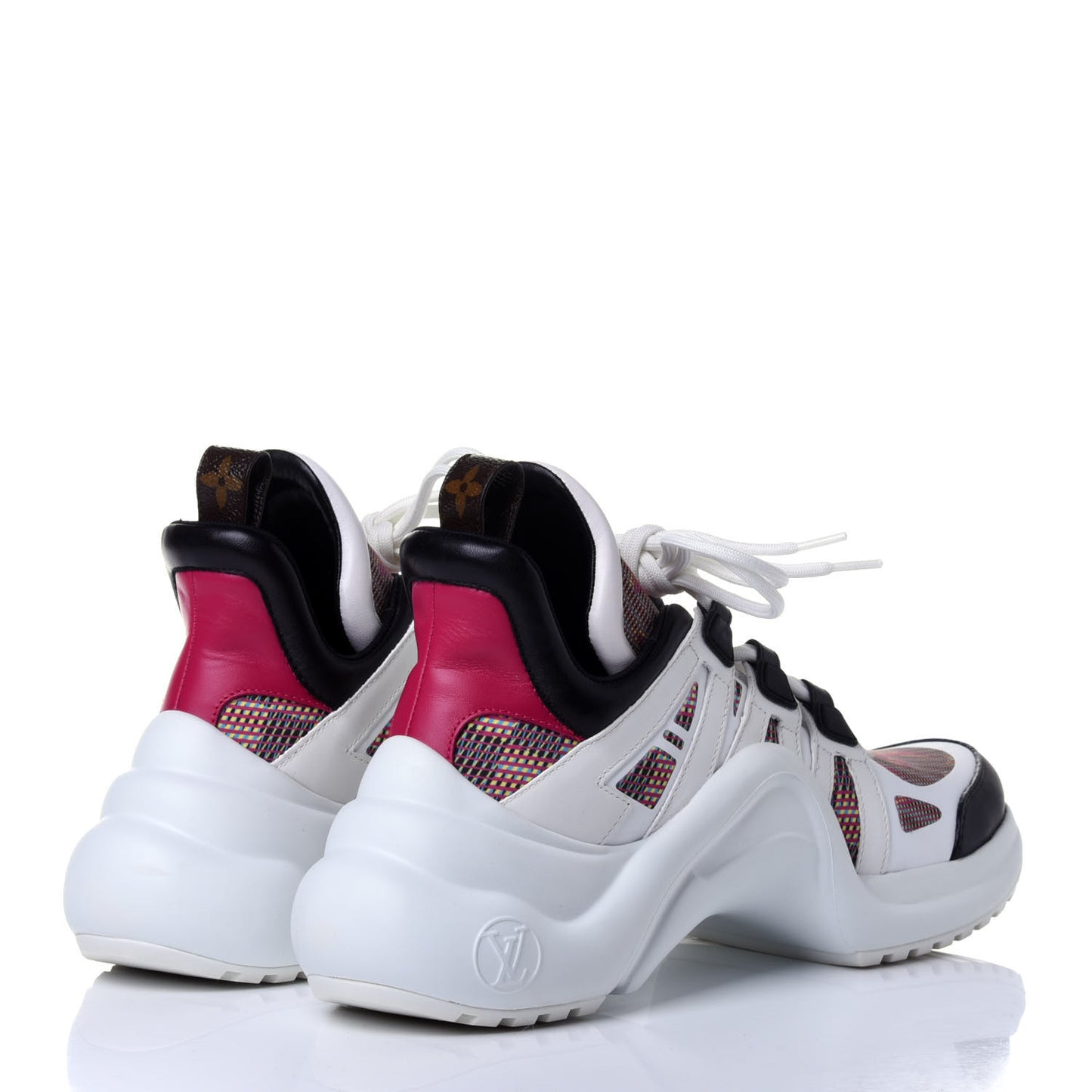 Calfskin Nylon LV Pop Archlight Sneaker 39 Rose