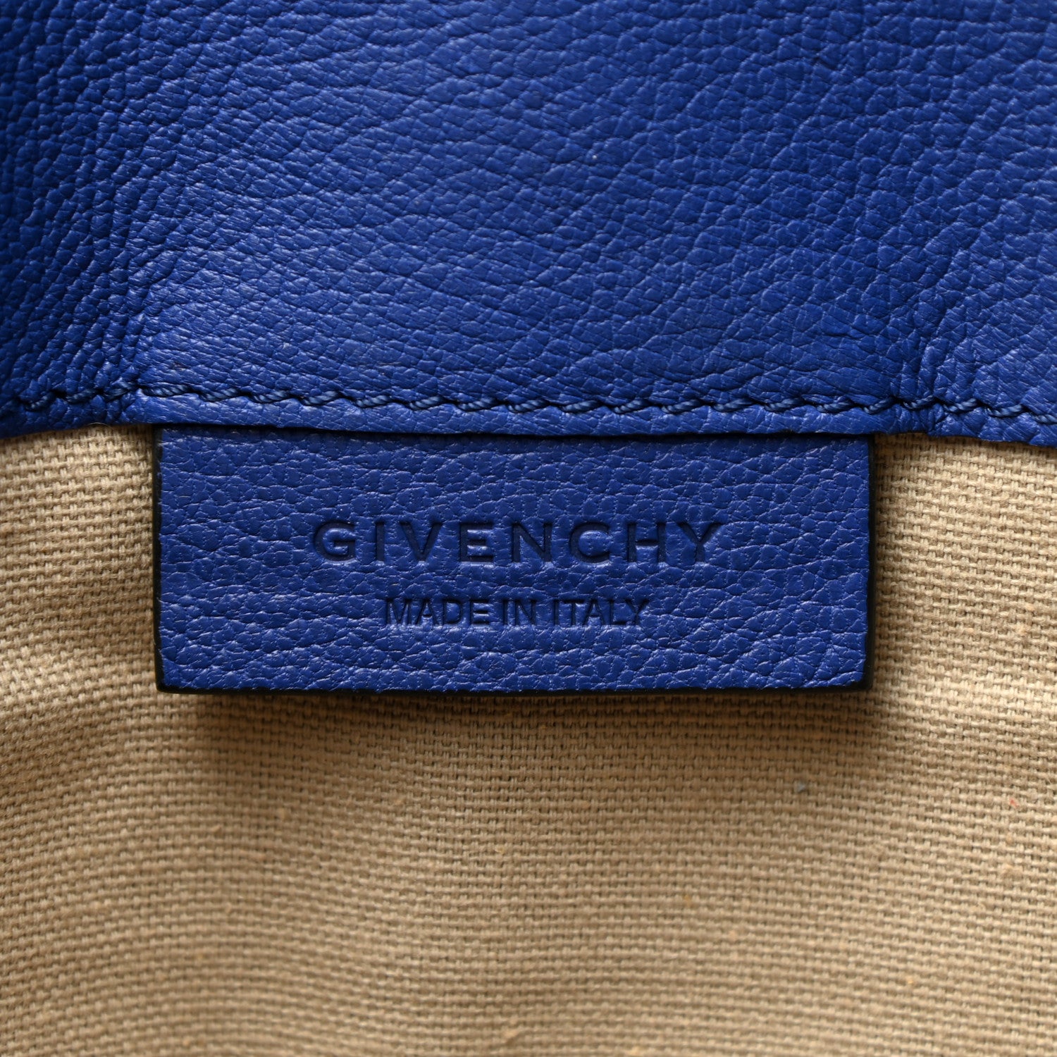Givenchy Sugar Goatskin Medium Antigona Envelope Clutch Blue 6 of 12