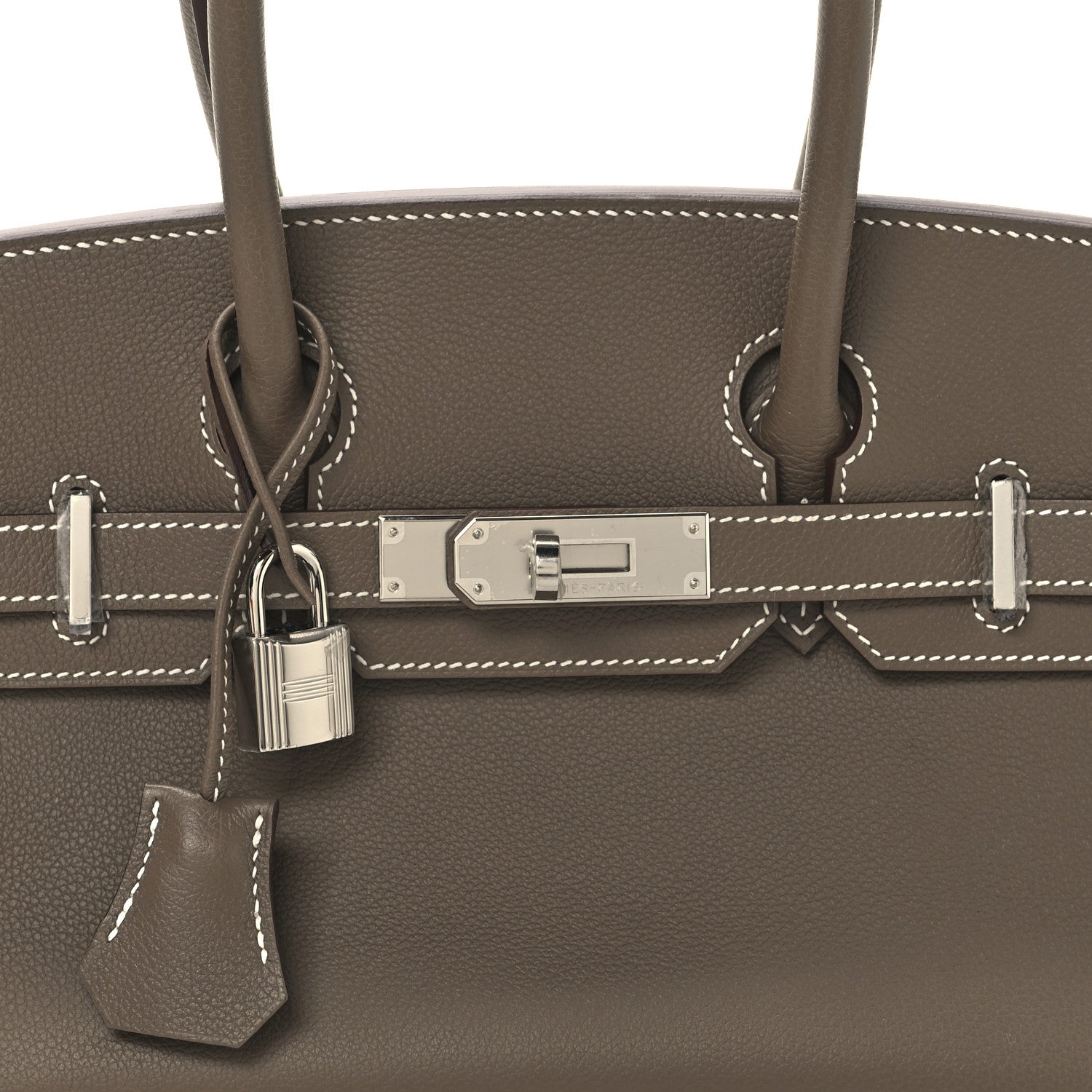 Hermes Evercolor Shoulder Birkin Light 29 Etoupe 8 of 13