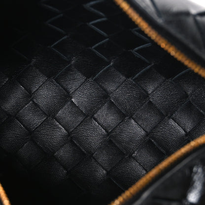 Bottega Veneta Polished Nappa Intrecciato Metallic Knot Mini Loop Camera Bag Black 5 of 9