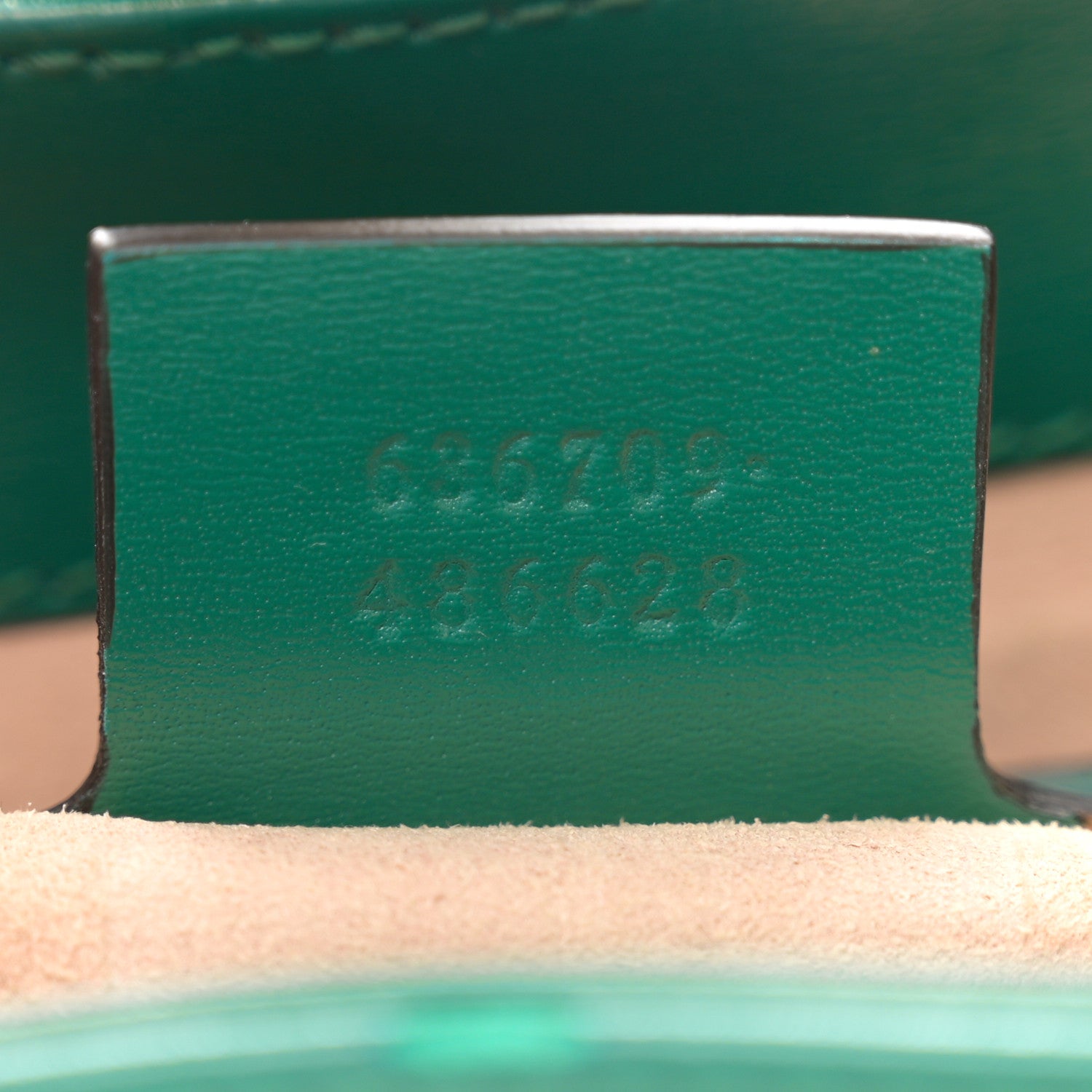Gucci Boarded Dyana Lux Calfskin Small Jackie 1961 Hobo Emerald 7 of 11