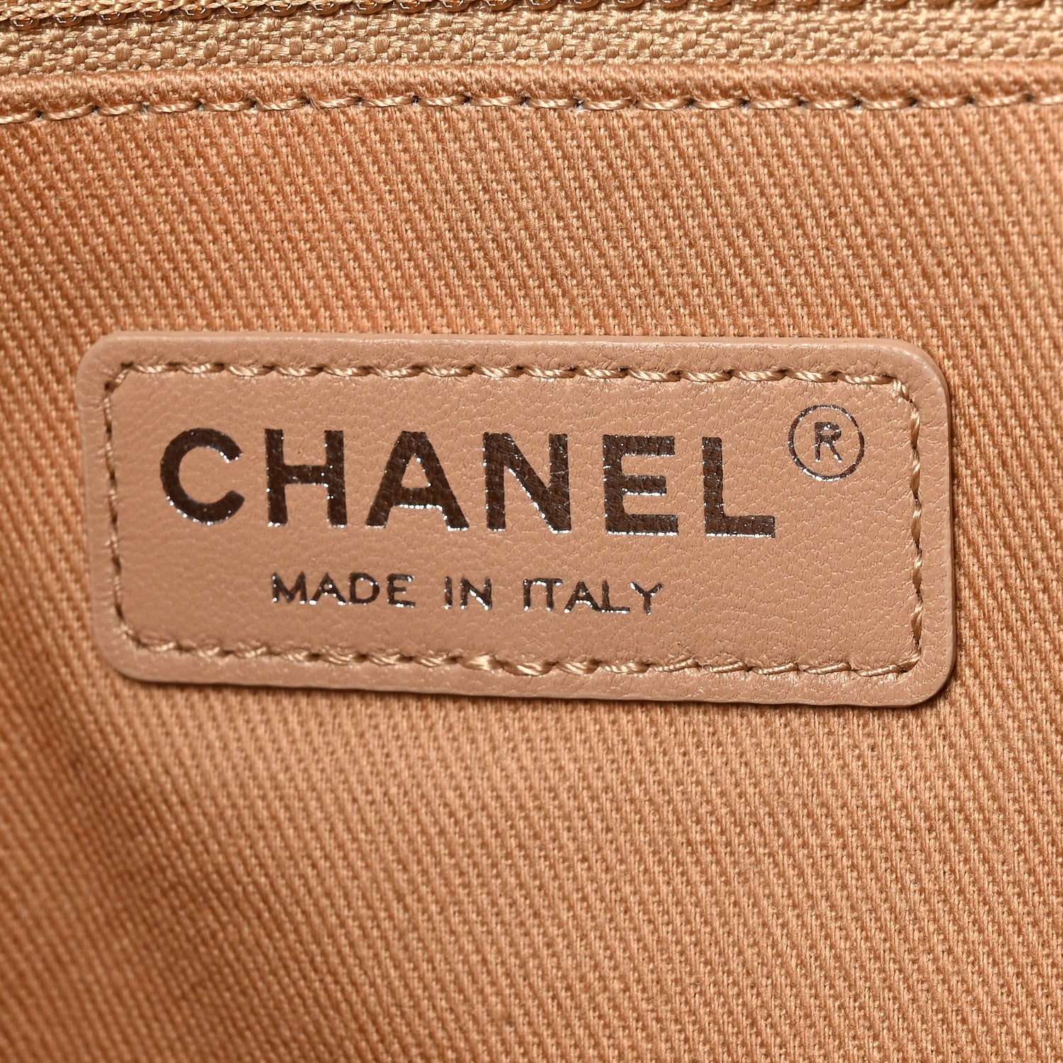 Chanel Canvas Small Deauville Tote Ecru 5 of 10