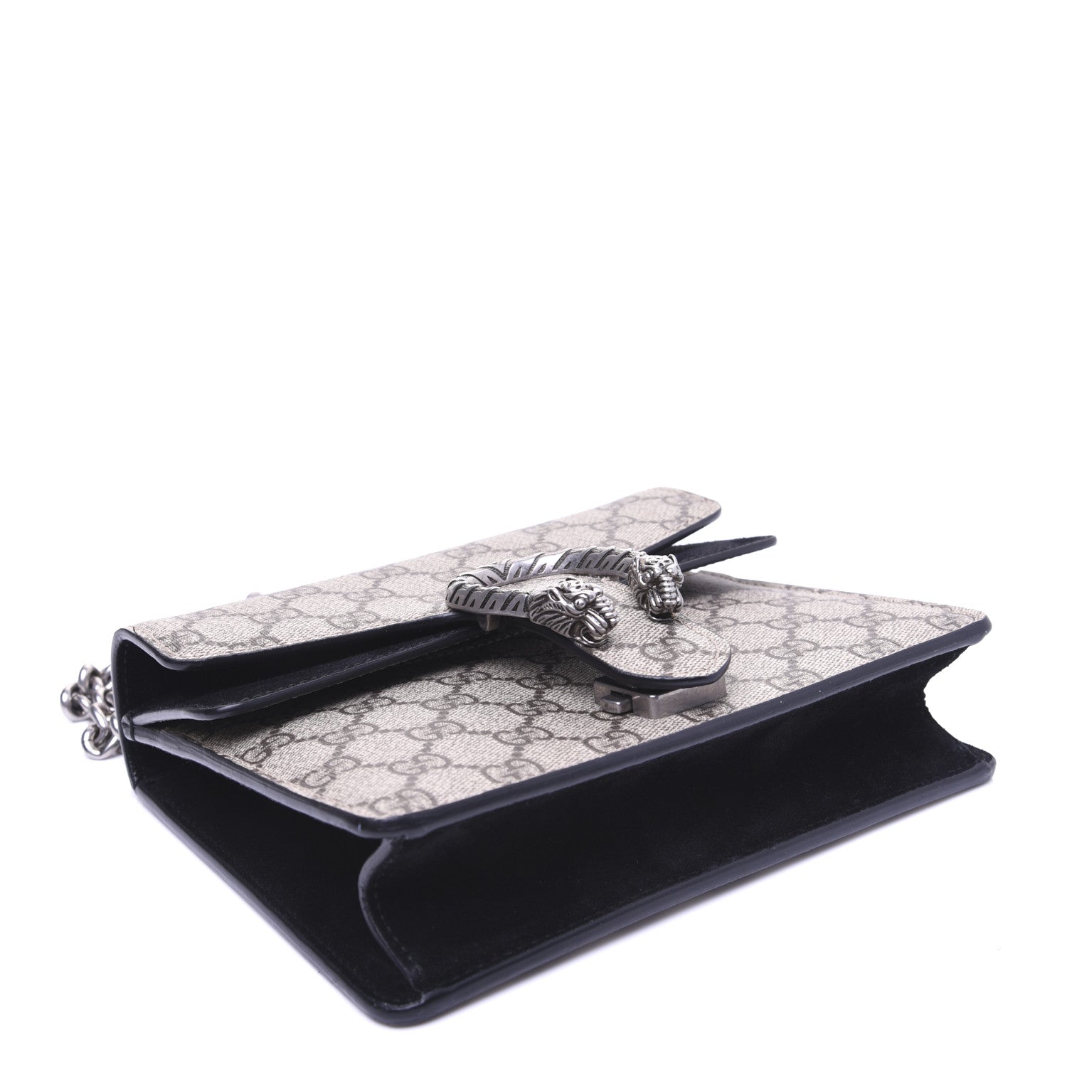 Gucci GG Supreme Monogram Mini Dionysus Shoulder Bag Black 4 of 18