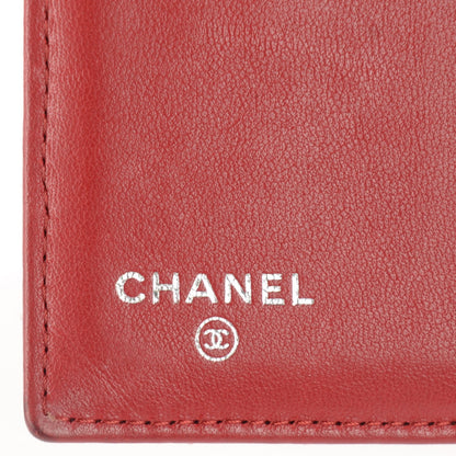 Chanel Lambskin Quilted French Flap Wallet Red 11 of 14