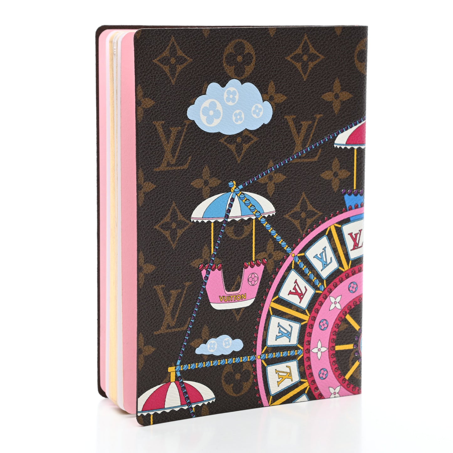 Monogram 2020 Christmas Animation Big Wheel Notebook MM Rose Ballerine