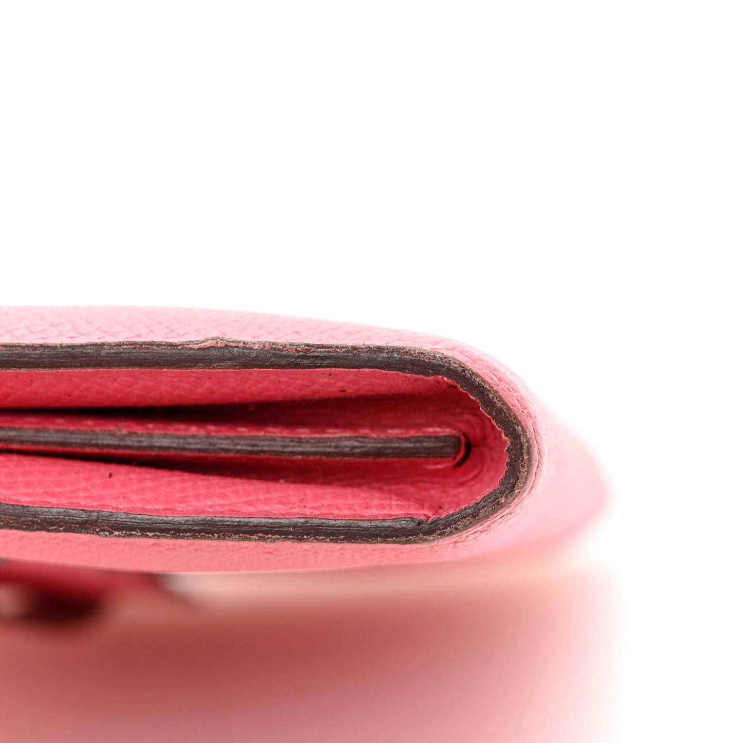 Epsom Kelly Longue Wallet Rose Azalee