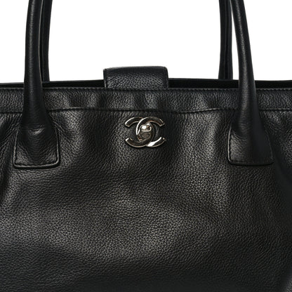 Chanel Calfskin Cerf Shopper Tote Black 8 of 10