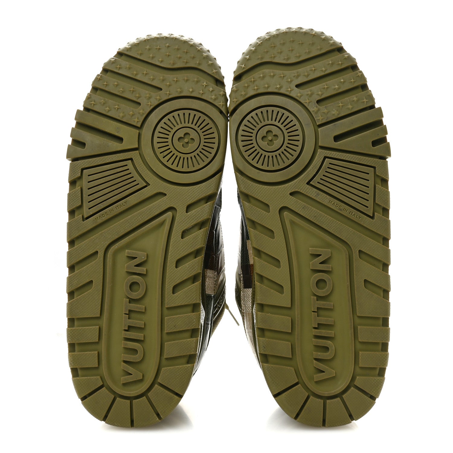 Louis Vuitton Damoflage Mens LV Trainer Maxi Sneakers 9.5 Green 6 of 9
