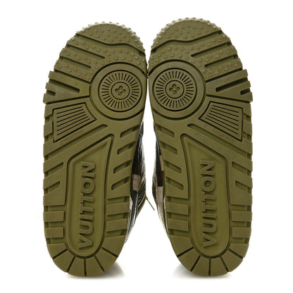 Louis Vuitton Damoflage Mens LV Trainer Maxi Sneakers 9.5 Green 6 of 9