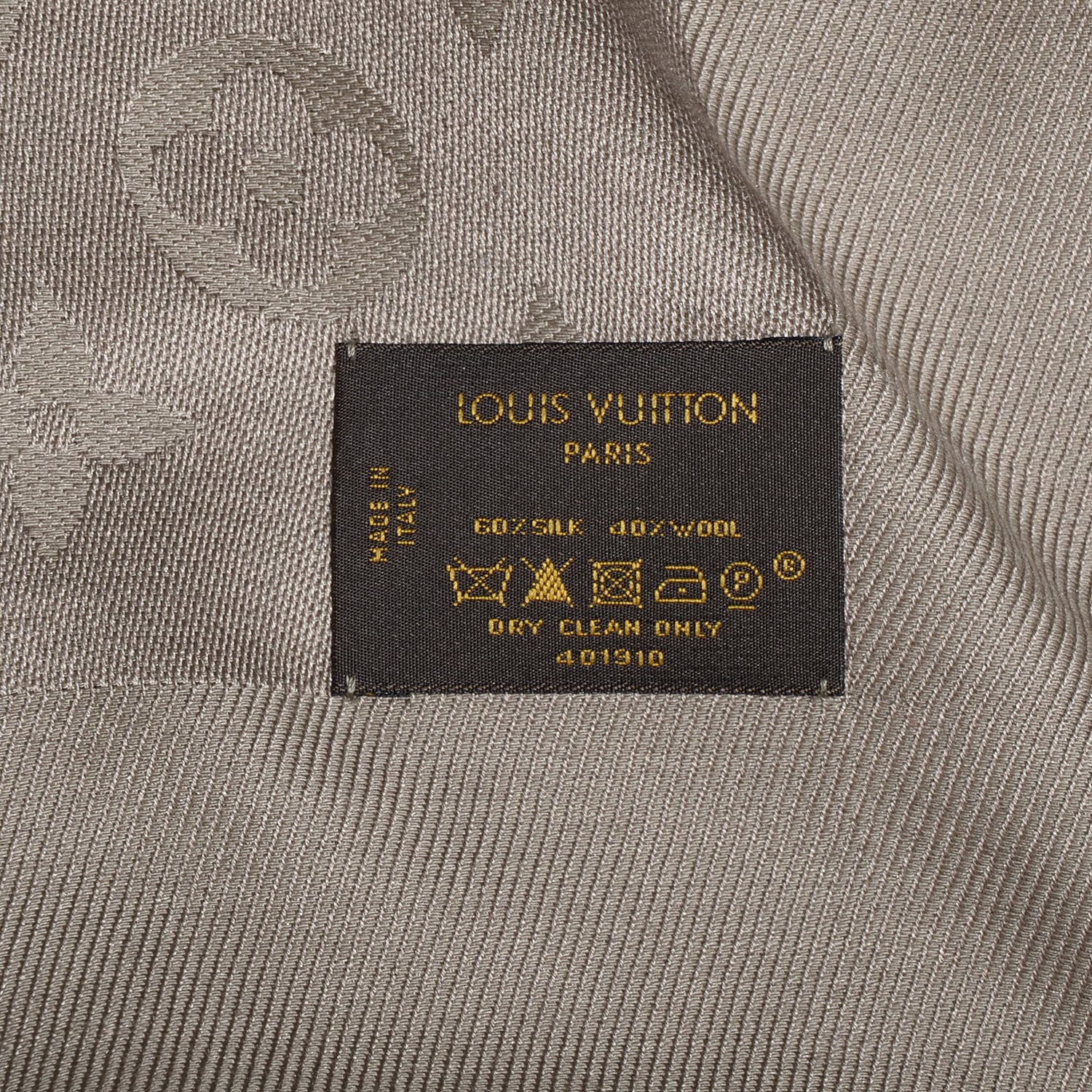 Louis Vuitton Silk Wool Monogram Shawl Verone 5 of 5