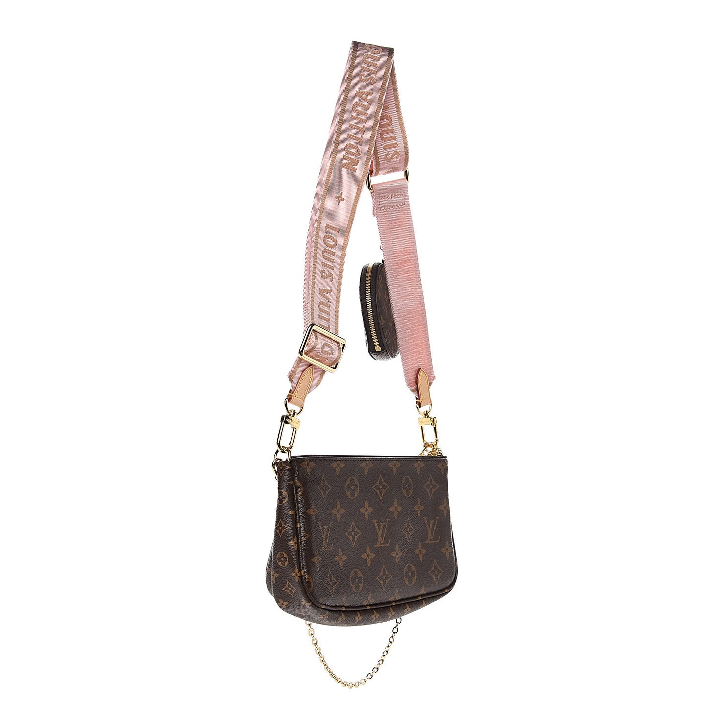 Monogram Multi Pochette Accessories Rose Clair