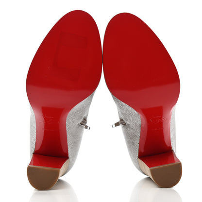 Christian Louboutin Kid Lame Washed Adox 85 Ankle Boots 36 Roche Grezzo Saponat 5 of 10
