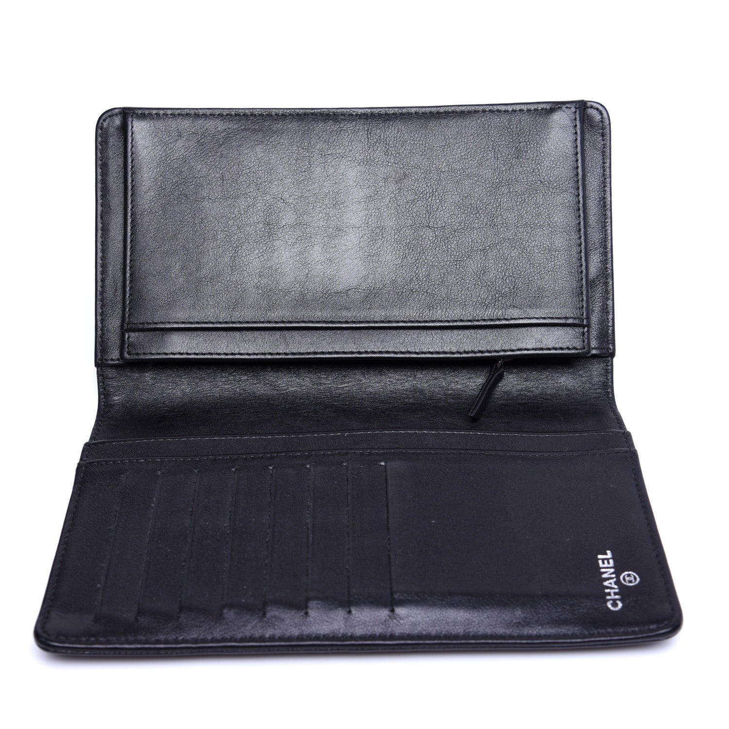Chanel Caviar Timeless CC Yen Wallet Black 12 of 12