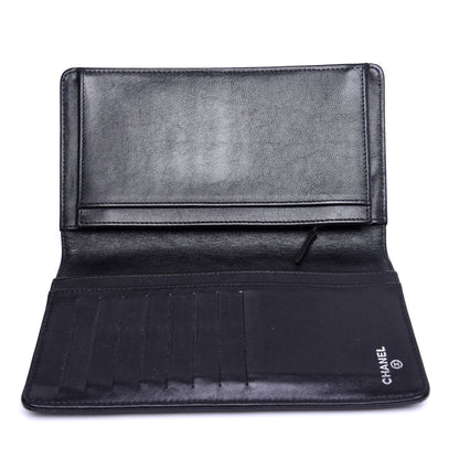 Chanel Caviar Timeless CC Yen Wallet Black 12 of 12