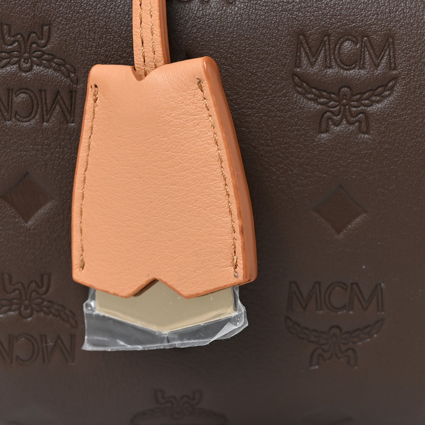 Calfskin Ottomar Monogram Essential Boston Bag Chestnut