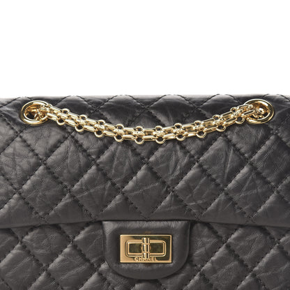 Chanel Aged Calfskin Quilted 2.55 Reissue Mini Flap Black 10 of 11