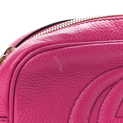 Gucci Cellarius Calfskin Small Soho Disco Bag Bright Bouganville 12 of 15