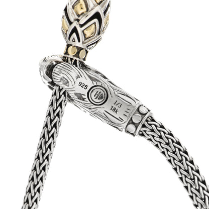 John Hardy Sterling Silver 18K Yellow Gold Legends Naga Dragon Lariat Necklace 4 of 4