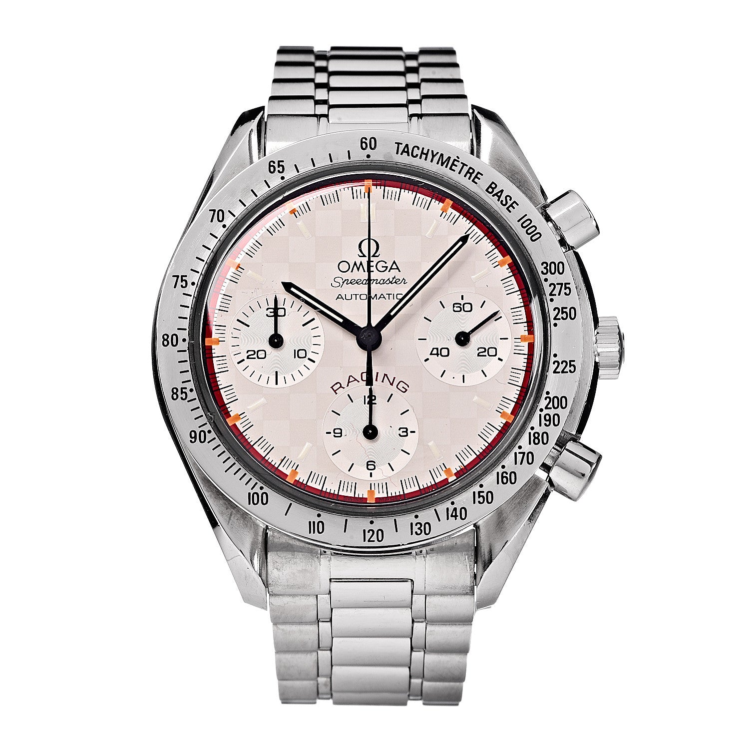 Omega Stainless Steel 40mm Speedmaster Racing Michael Schumacher Automatic Watch 3517.30 1 of 7