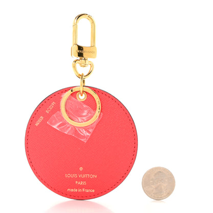 Louis Vuitton Monogram 2021 Christmas Animation London Bag Charm Key Ring Red 2 of 4