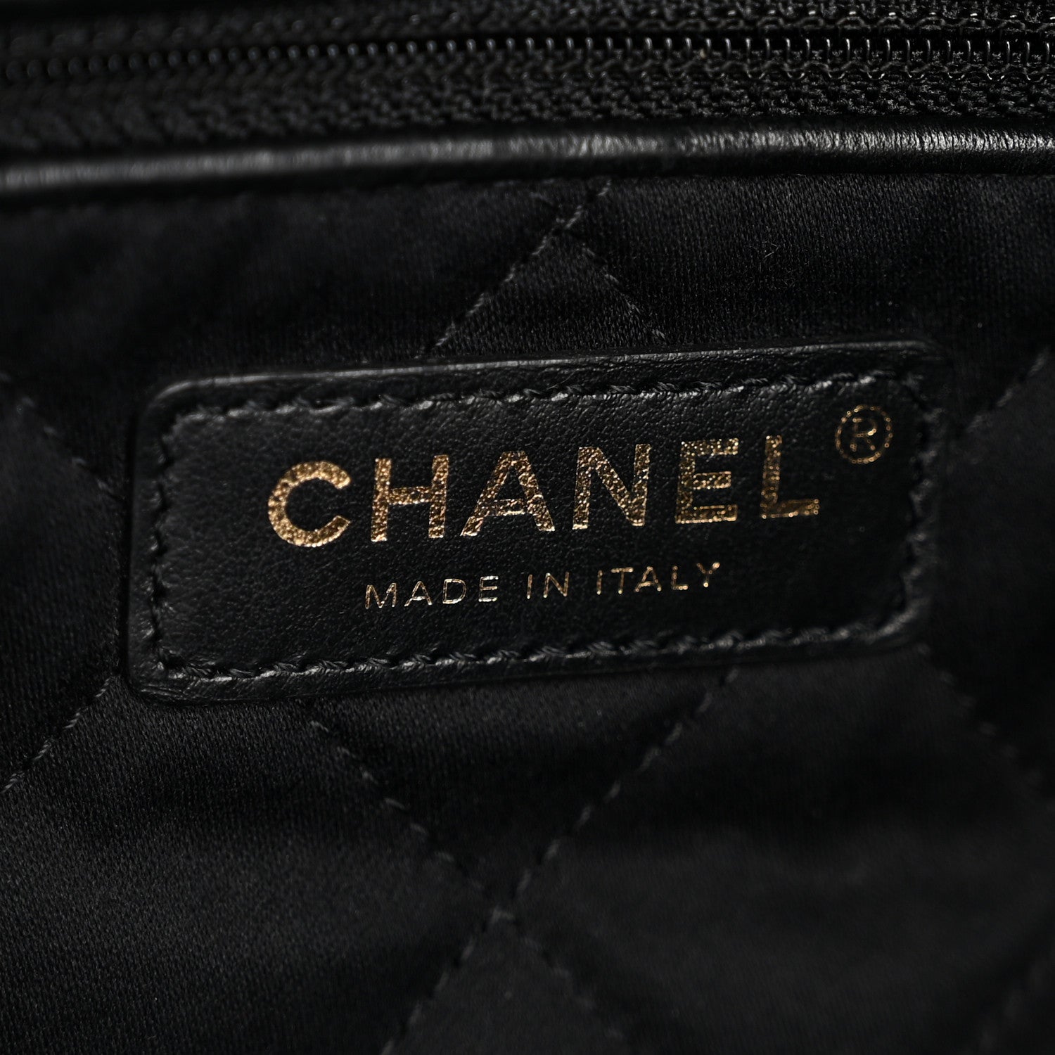 Chanel Shiny Calfskin Quilted Small Chanel 22 Black 7 of 13