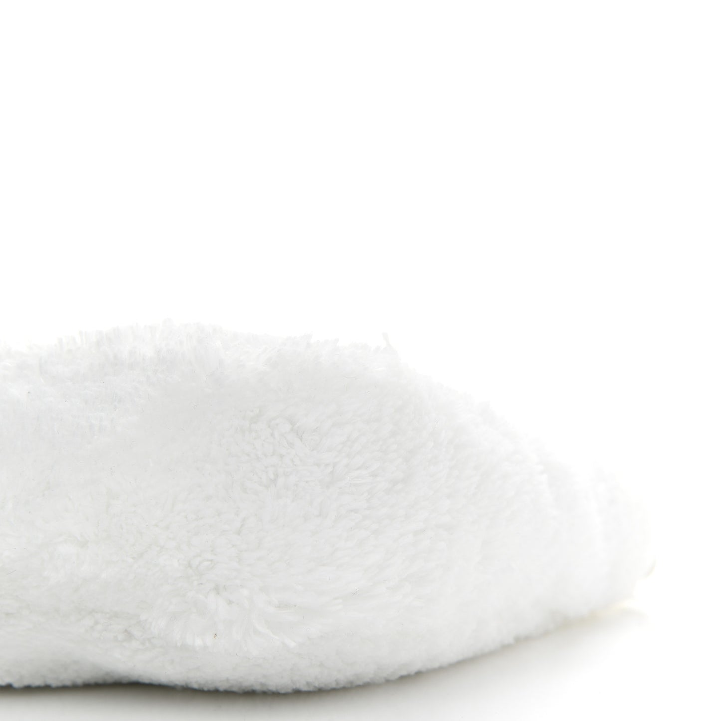 Terry Cloth Mini Re-Edition 2000 Bag White Black